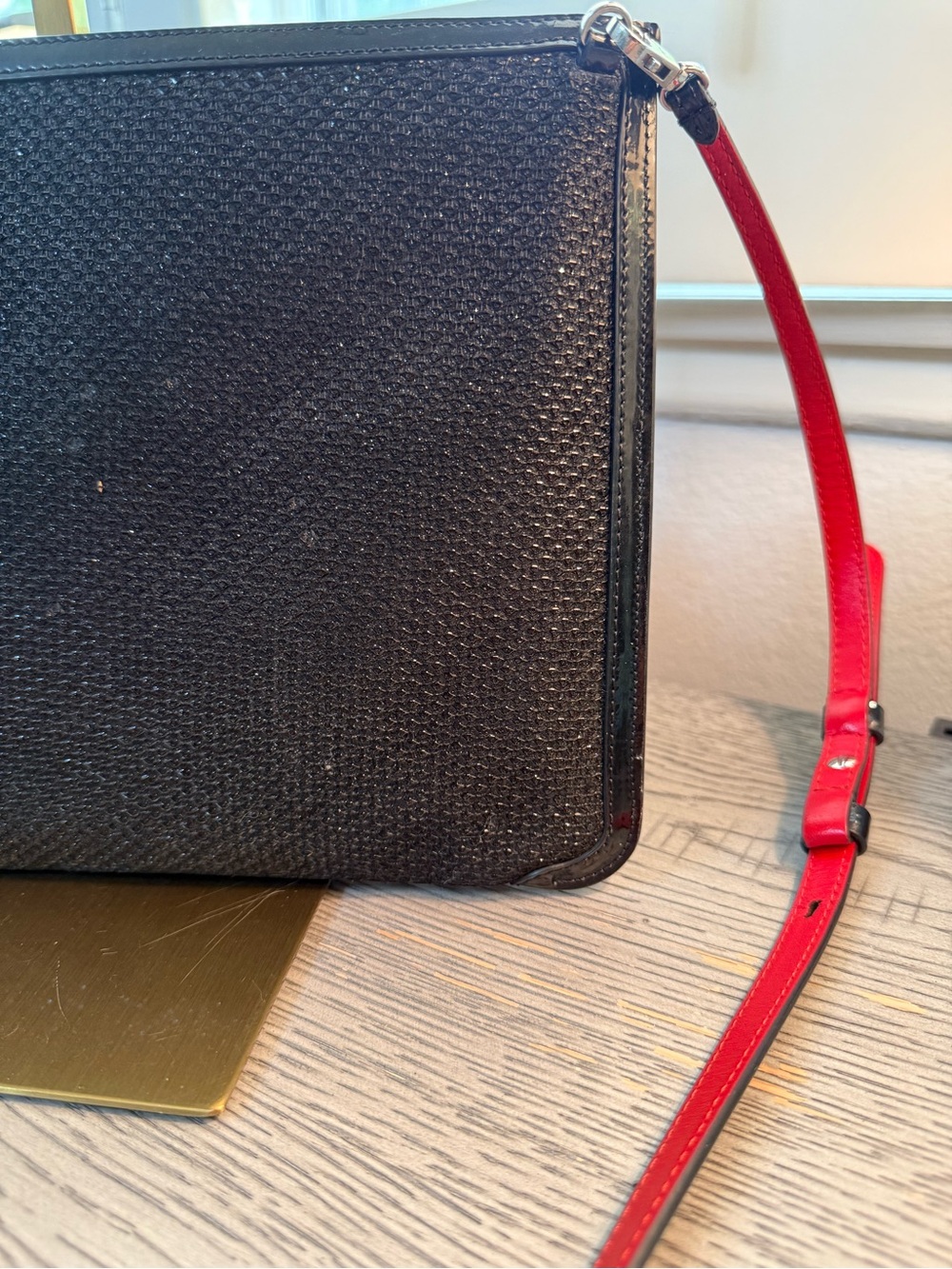 AUTHENTIC Christian Louboutin Black Studded‎ Crossbody + Entrupy COA 🔥 - Picture 13 of 13